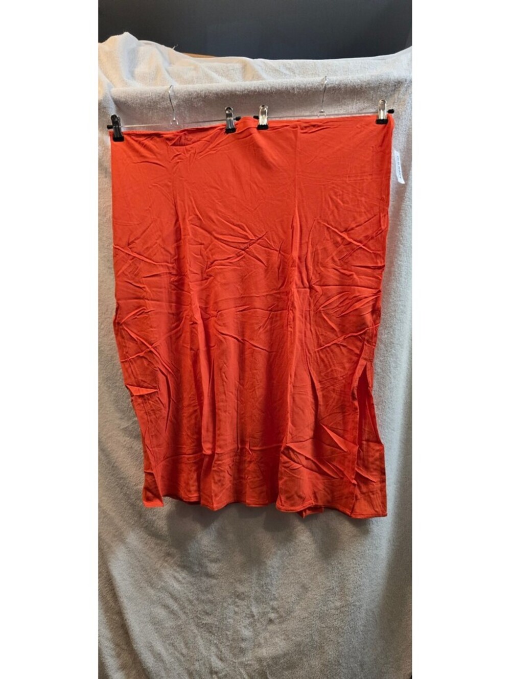 Old Navy Women's 4X Orange Rayon Viscose Skirt with Side Slit [COPY]